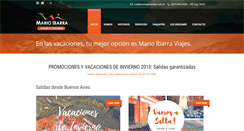 Desktop Screenshot of marioibarraviajes.com.ar