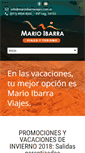 Mobile Screenshot of marioibarraviajes.com.ar